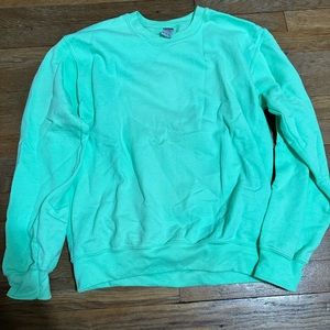 Lime green crewneck